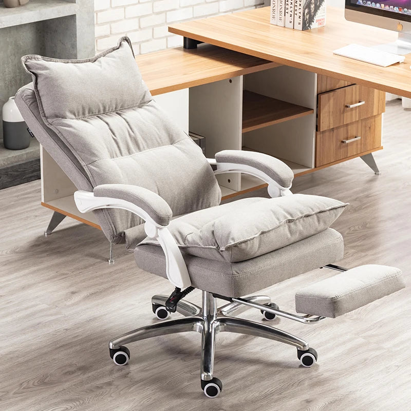 Office Modern Boss Chair Aesthetics High Quality Conference Luxury Nordic Executive Chair Rotatable Wheels Muebles...