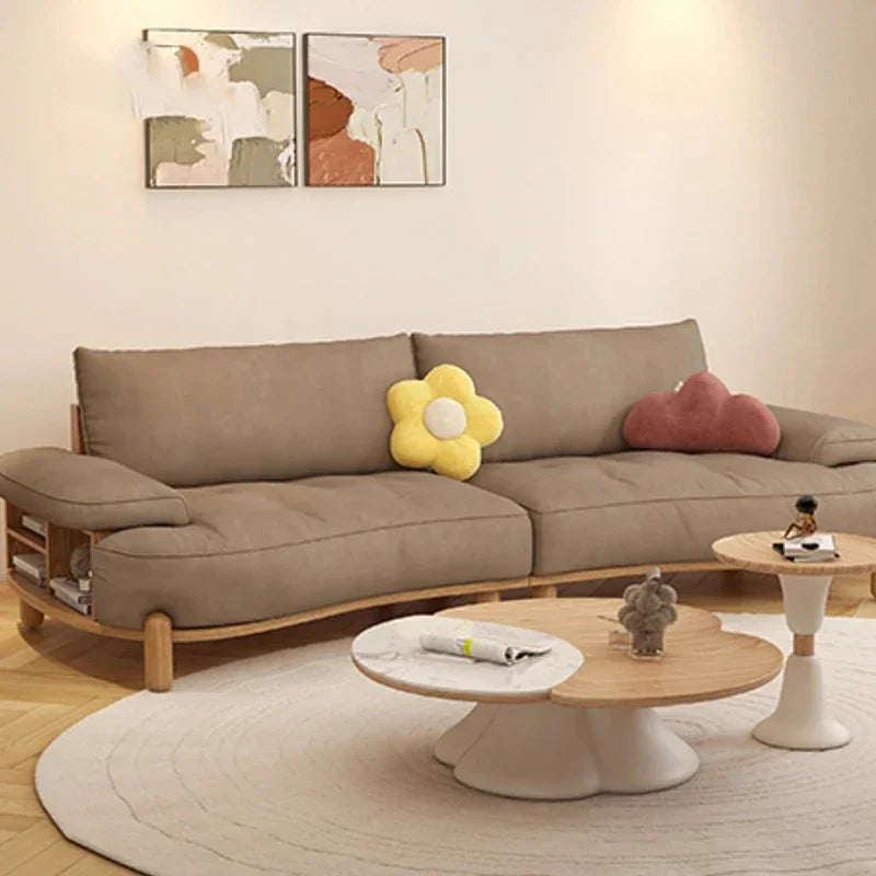 Modern Cute Foam Sofa Modern Europe Girl 3 Seater White Sofa Reading Designer Muebles Para Dormitorio Living Room Furniture - Kimlud