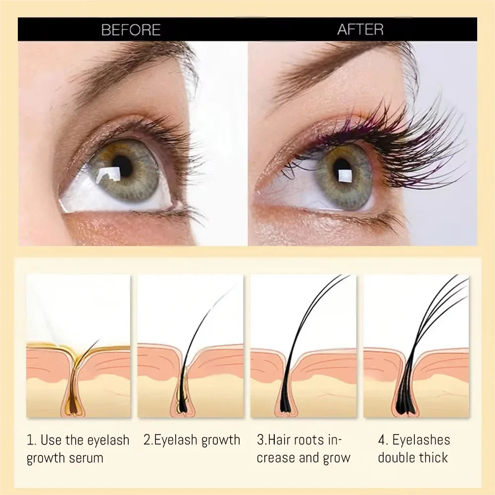 7 Days Rapid Eyelash Growth Serum Eyelash Growth Thickening Product Thick Eyelashes Natural Curl Rapid Eyelash Growth |...