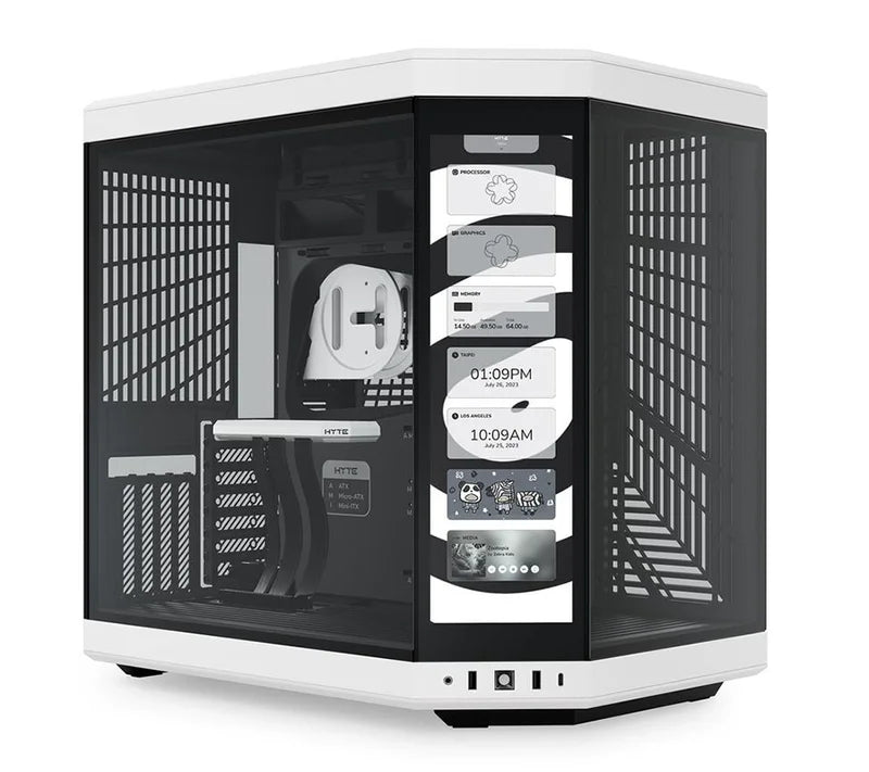 HYTE Y70 Y60 supports 360 water cooling panoramic side transparent tempered glass computer case