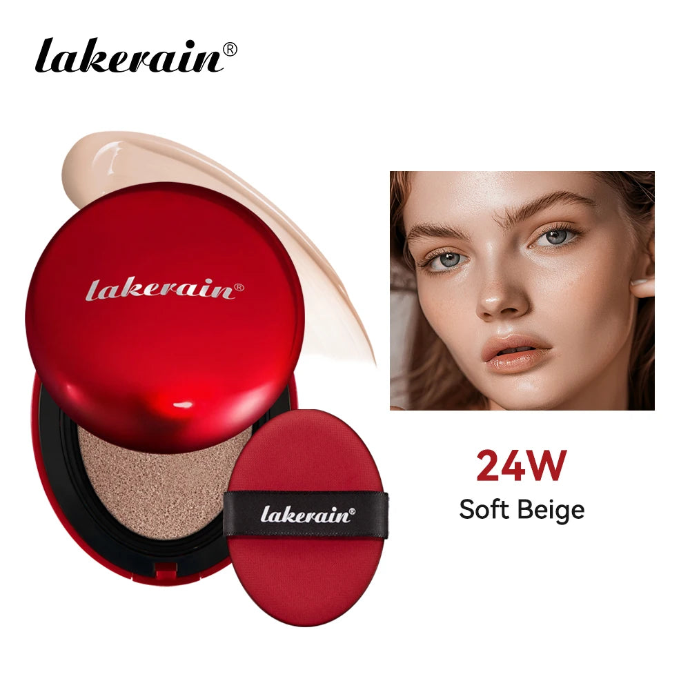 Sunscreen Cushion Foundation Fit Cushion Foundation Full Coverage Waterproof Long-lasting Concealer Long-lasting Makeup...