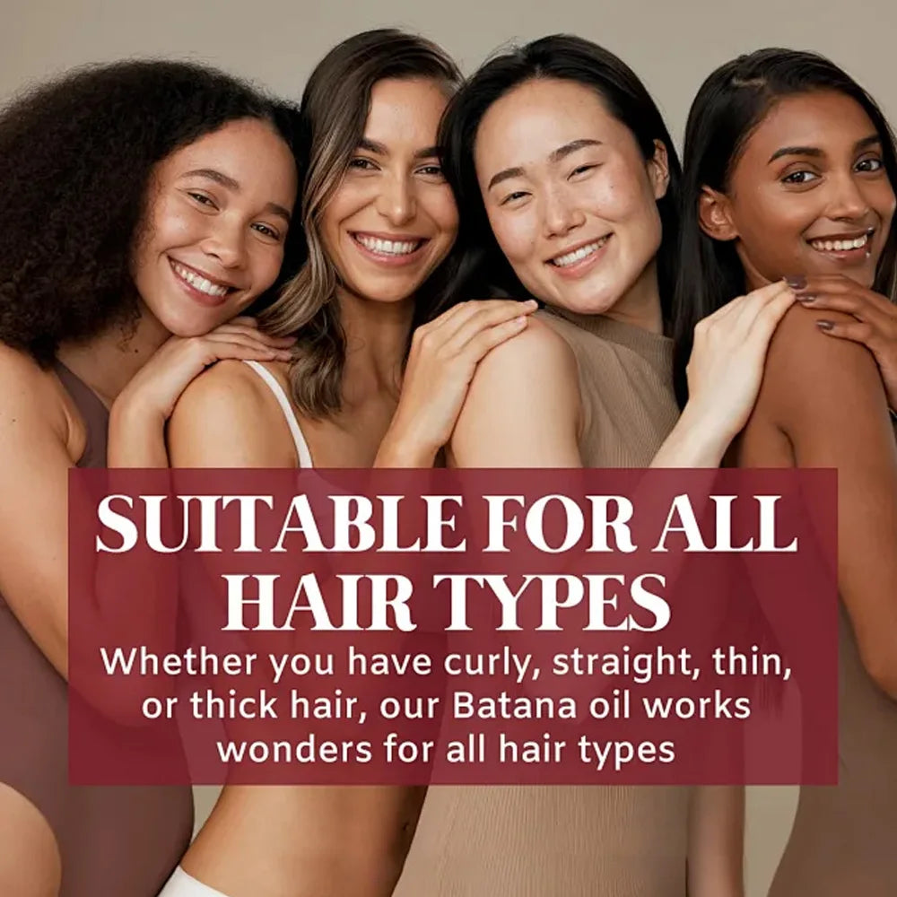 Natural Batana Oil For Hair Growth Pure Batana Oil Hair Shine Strengthen For Women Prevent Hair Loss Eliminate Split...