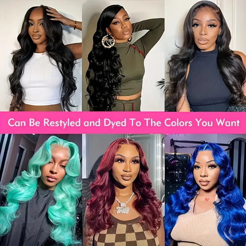 Body Wave Lace Front Human Hair Wigs 200 Density 13x4 Glueless Body Wave Human Hair Wigs For Woman 13x6 HD Lace Human Hair Wig - Kimlud