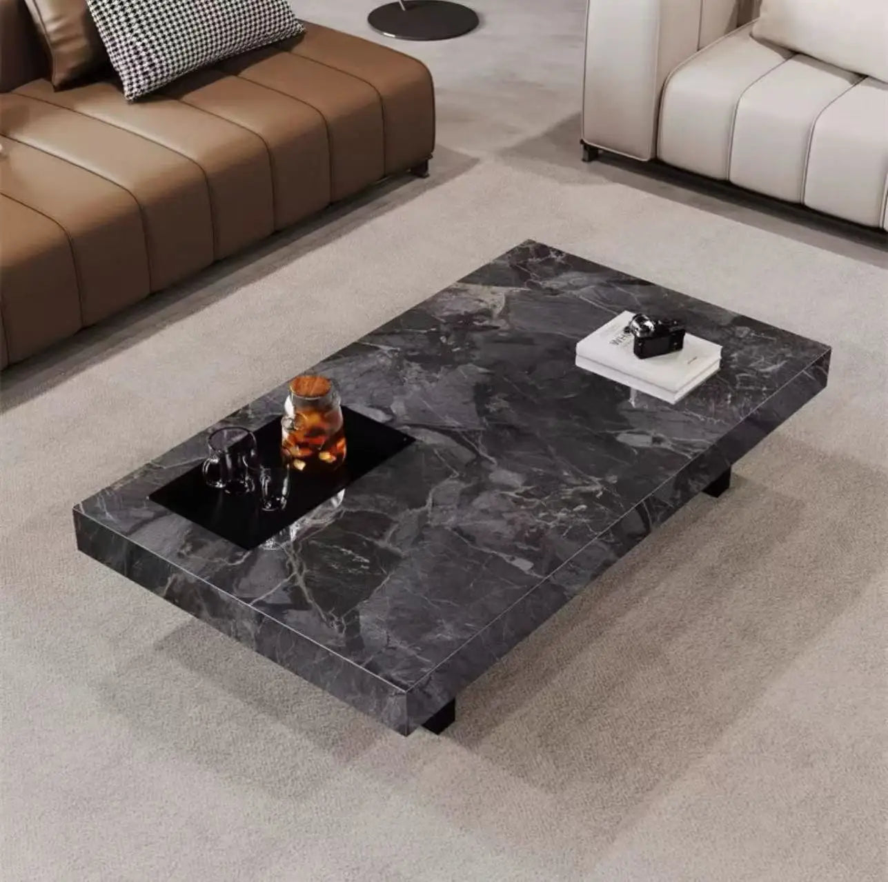 Decoration Living Room Minimalist Side Table Clear Cheap Unique Space Saving Coffee Table Nordic Mesas Bajas Home...