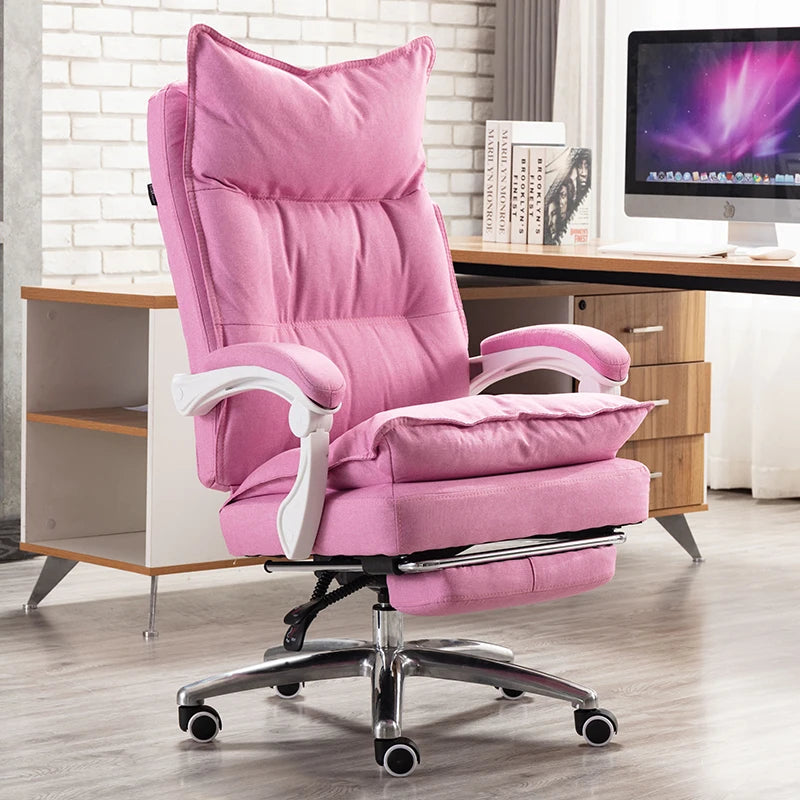 Office Modern Boss Chair Aesthetics High Quality Conference Luxury Nordic Executive Chair Rotatable Wheels Muebles...