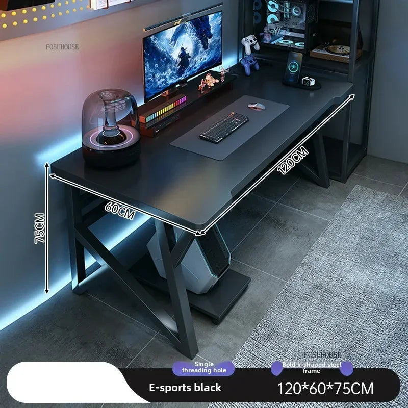 Modern Double Computer Desks Home Desktop E-sports Gaming Table Bedroom Simple Desk Student Study Tables Office Furniture EE Z - Kimlud