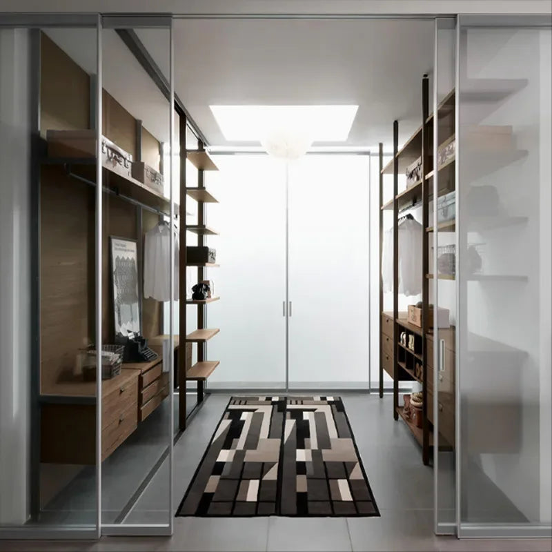 Aluminium Small Bedroom Wardrobe Design Wall Mounted Modular Wardrobe Kid Furniture Shoe Cabinet Portable Closet Wardrobe - Kimlud