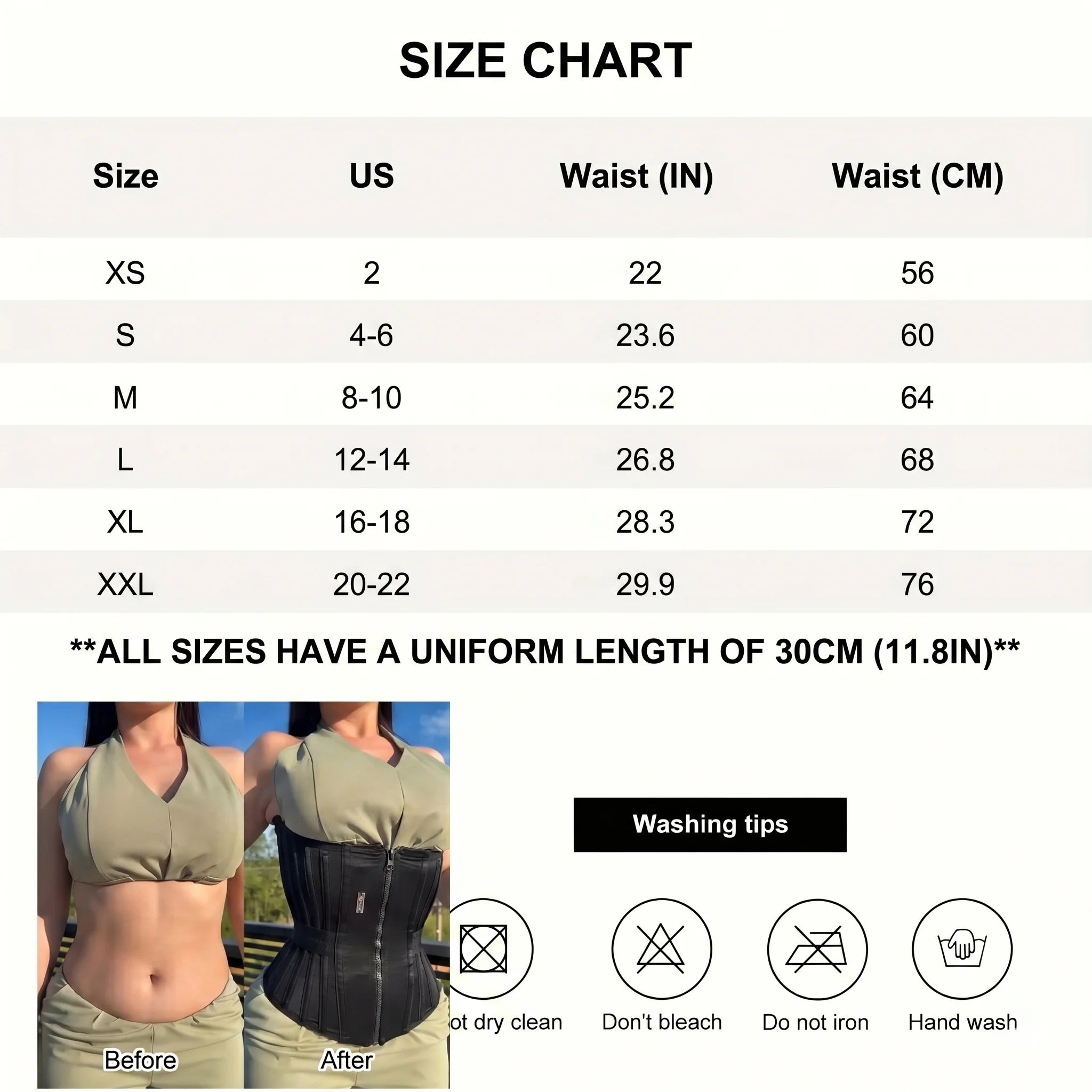 Women's Waist Trainer Corset With Belt - Zipper Closure & Hookeye Buckle Design, Posture & Tummy Control Slimming Belt...