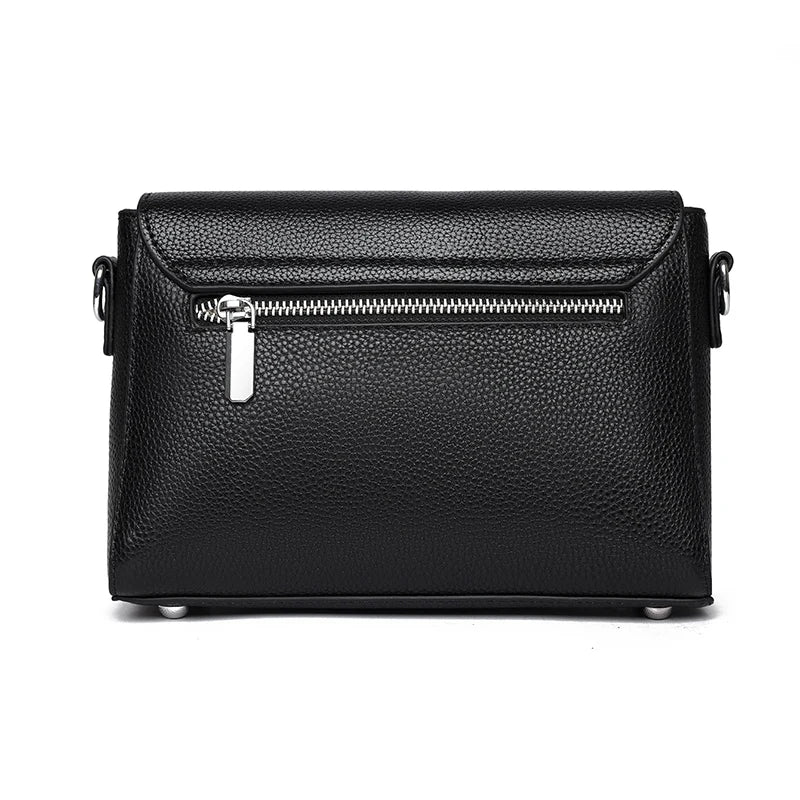 Designer Bag Luxury 100% cowhide Crossbody Handbag for Women Travel Handbag Fashion Shoulder Messenger Bag Ladies Small Flap Bag - Kimlud
