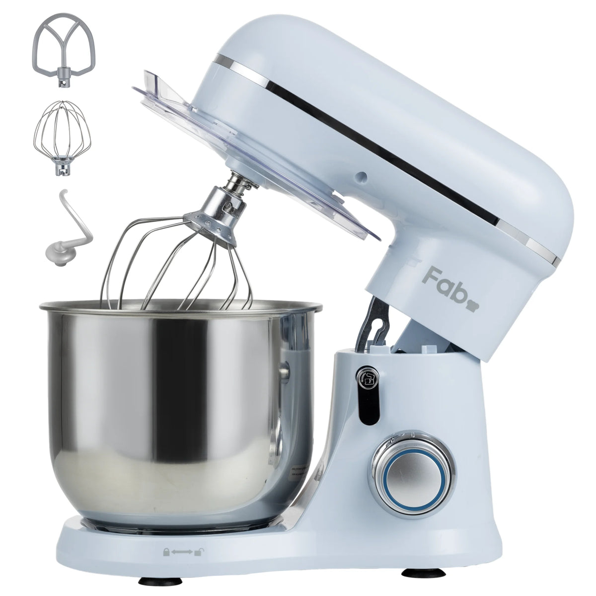 Stand Mixer 6.5QT 6-Speed 450W Tilt-Head Food Mixer Stainless Steel Electric Food Mixer Kitchen Mixer For Daily Use - Kimlud