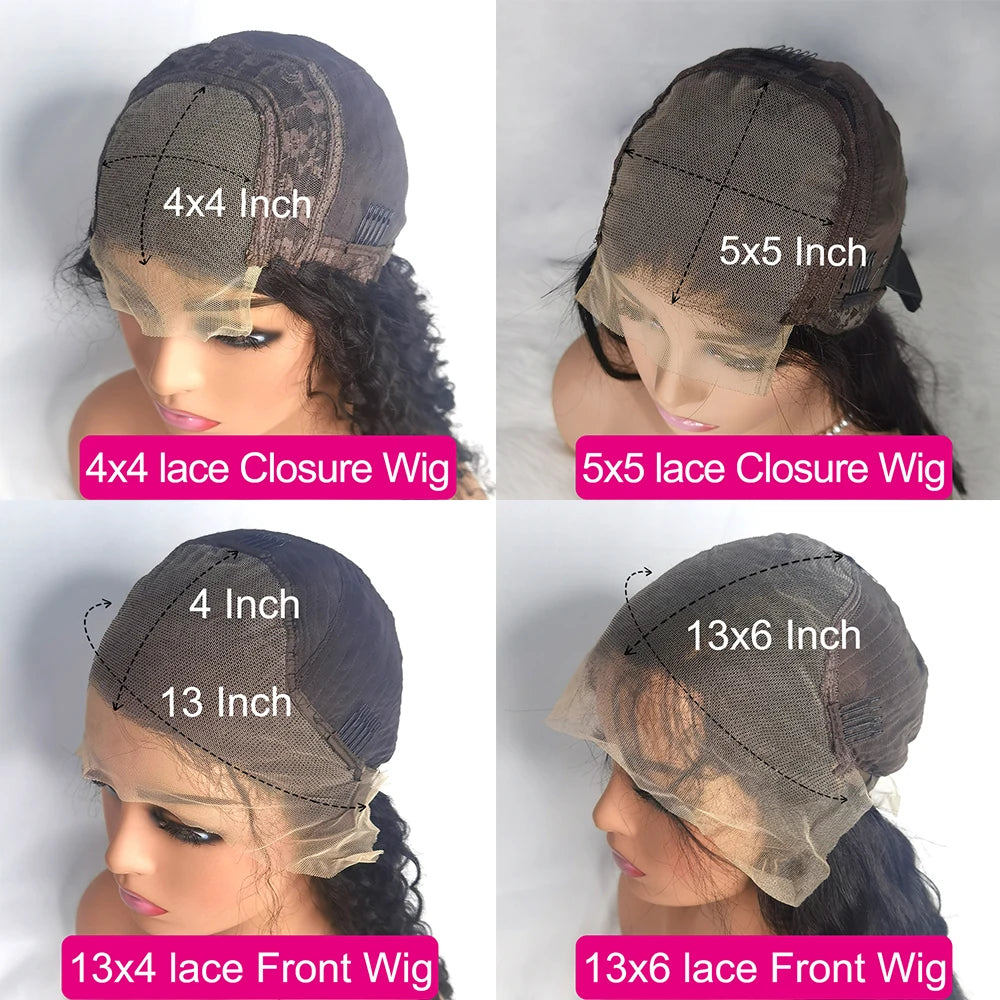 13X4 5X5 Glueless Body Wave Human Hair Wigs 13x6 HD Lace Frontal Wig Human Hair Lace Wigs Ombre Colored Honey Blonde Wig 46 Inch