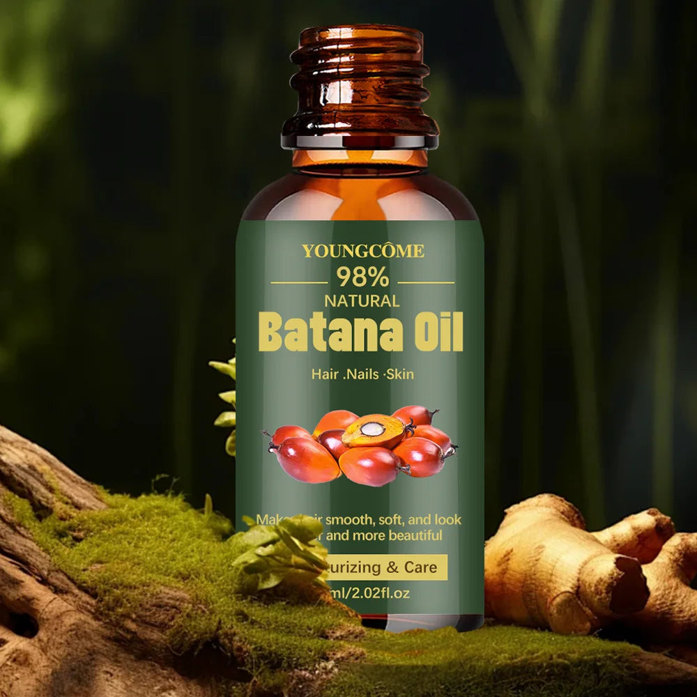Natural Batana Oil For Hair Growth Pure Batana Oil Hair Shine Strengthen For Women Prevent Hair Loss Eliminate Split...