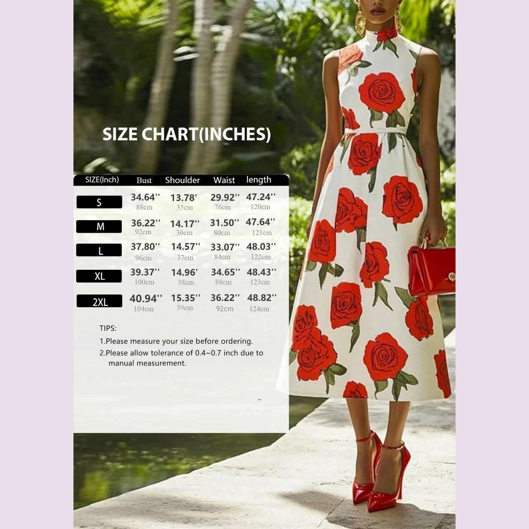 Modigirl 2025 New Woman Flower Print Midi Dresses Summer Skinny Stand Collar Elegant Vintage Romantic Evening Dress for Women