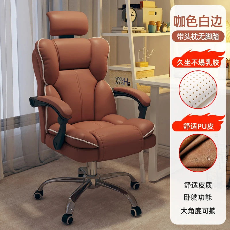 Rolling Wheels Office Chair Cheap Lightweight Footrest Reading Backrest Luxury Office Chair Ergonomic Taburete Salon...