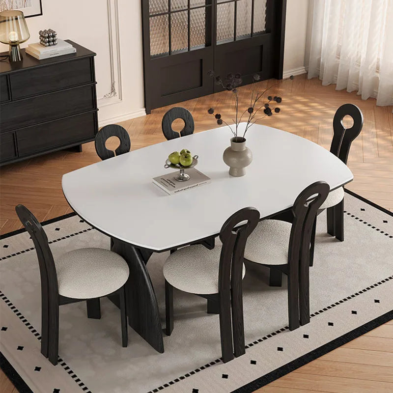 Nordic Center Dining Table Mobile Marble Extendable Luxury Dining Table Reception Round Mesas De Comedor Living Room Furniture