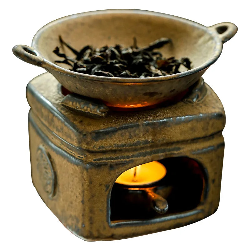 Home use candle warming tea waking tea deodorizing tea leaves fragrance warming tea heating insulation tea ceremony tea brewing