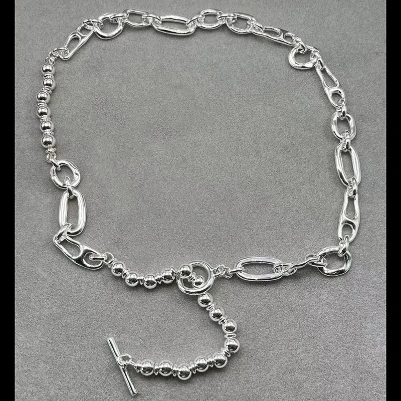 2025 Summer New Bestseller Shiny and Beautiful Blue Crystal Necklace, Women's Jewelry Gift