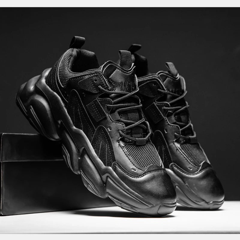 Luxury Men's Sneakers Designer Style High QualityLeather Casual Shoes Fashion Breathable Comfortable Tennis Sports Shoes for Men - Kimlud