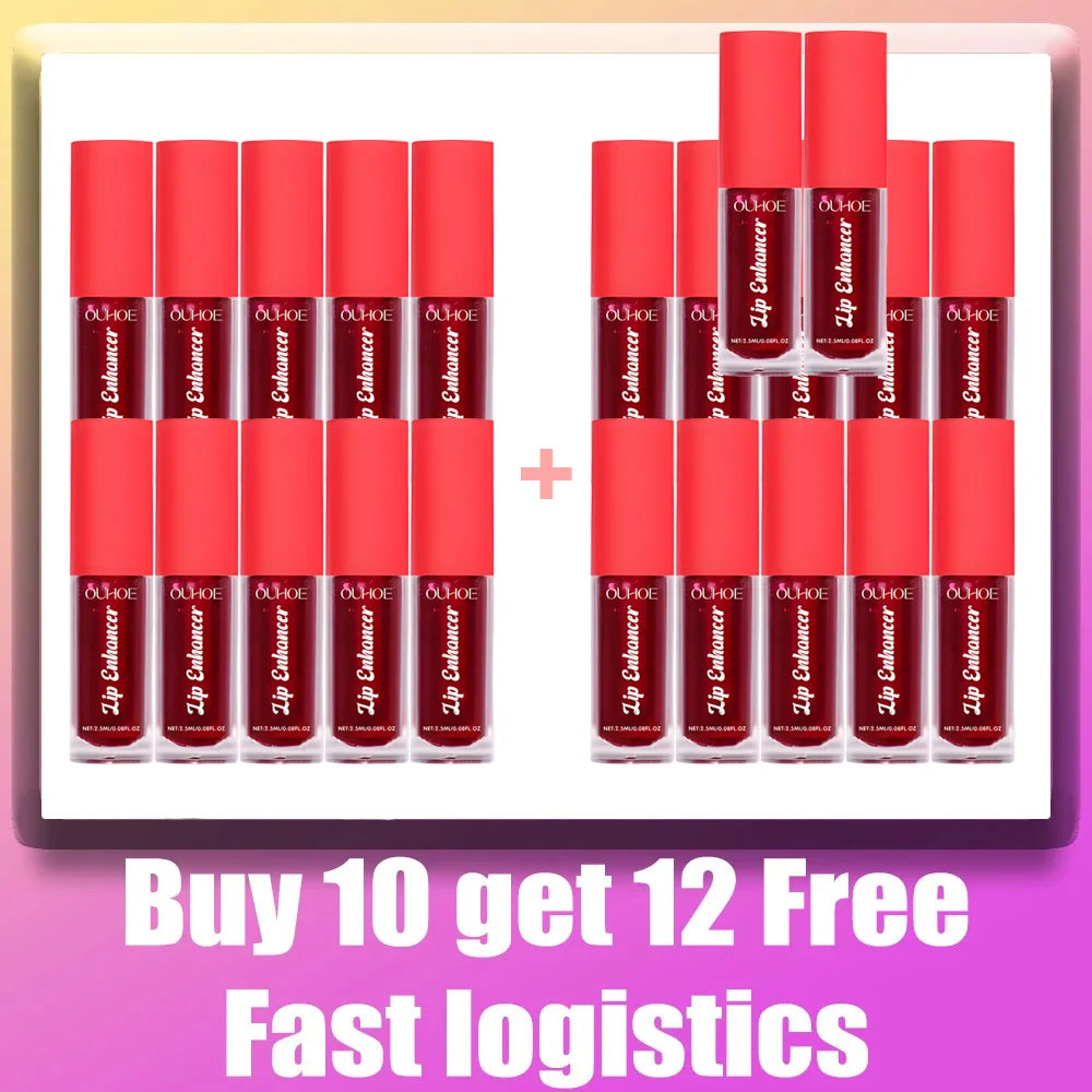 Lip Booster Plumping Serum Oil Hyaluronic Acid Moisturising Sexy Plumping Enhancer Stimulant Free Brightening Lightening...