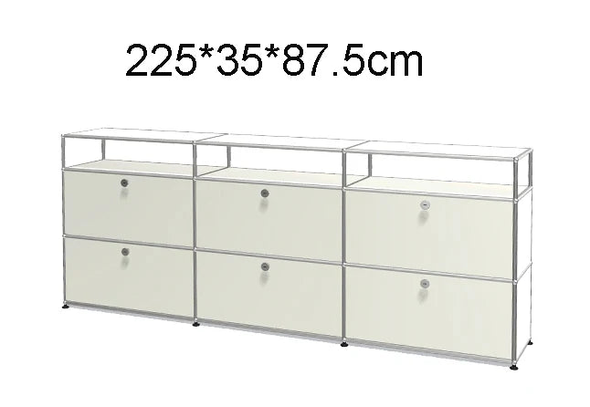 Module Modular DIY Furniture Storage Shelf Sideboard Customized Size Night Stand Cabinet Stainless Steel Home Use |...