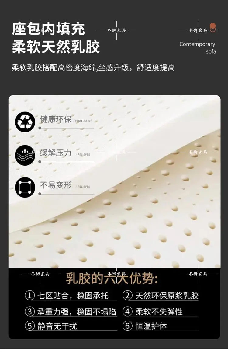 Fabric sofa modern simple living room combination large and small apartment furniture cat scratching skin leave-in technology cl