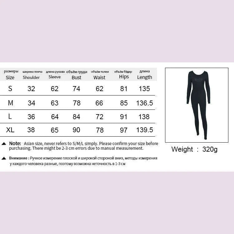 Black Sexy Jumpsuits Women New Autumn Fashion Backless Long Sleeve Solid Sports Fitness Yoga Rompers Casual Slim Fashion Overall