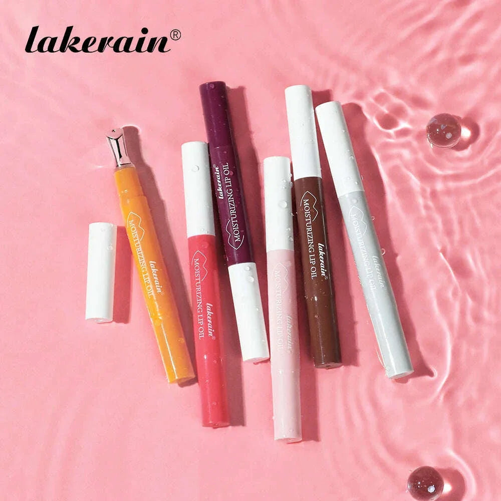 lakerain6 color lip essence set lasting moisturizing light lip lines moisturizing hydration honey rose fragrance lip balm