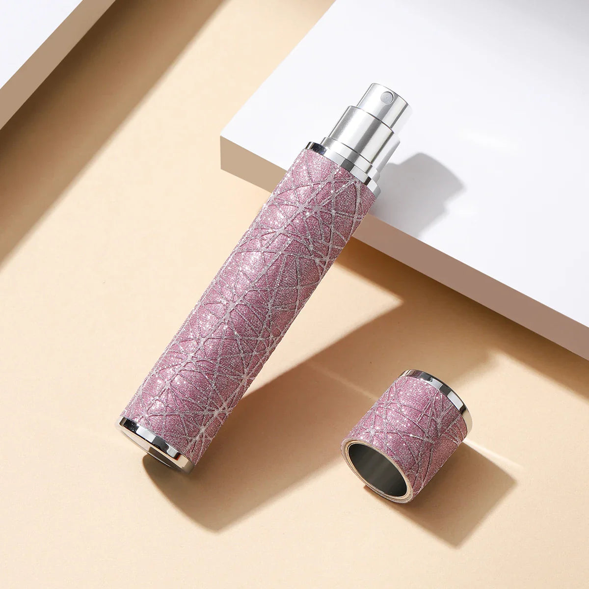 5ml Leather Perfume Atomizer Portable Liquid Cosmetics Containers Traveling Mini Perfume Refillable Bottles Empty Spray