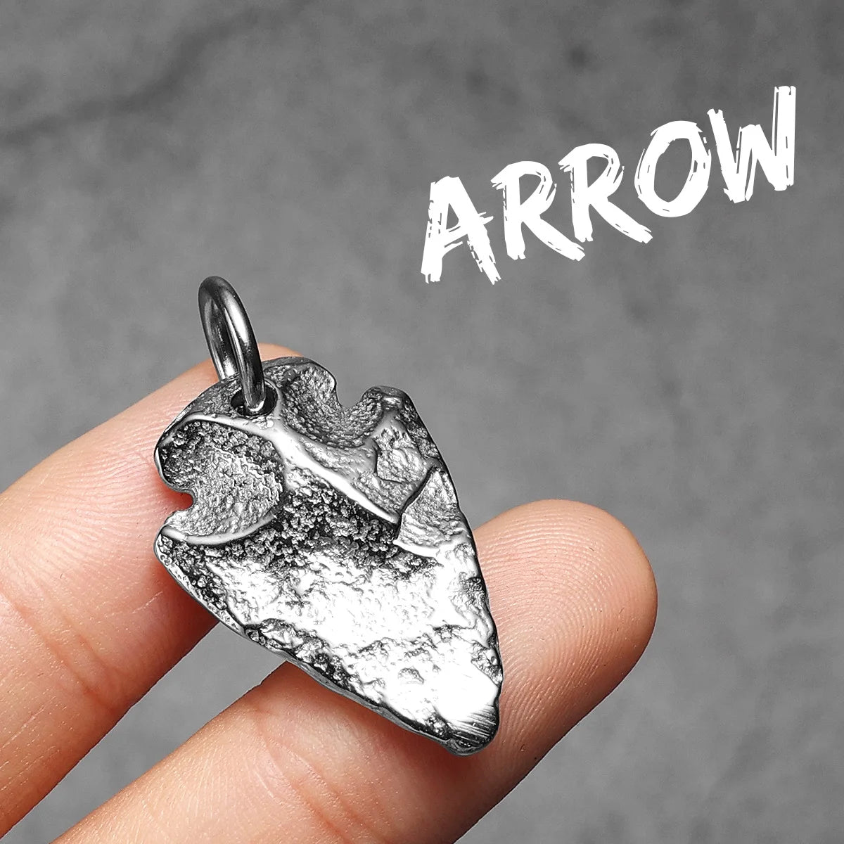 Meteorite Spearhead Men Necklaces With Pendant Stainless Steel Jewelry For Male Women Punk Hip Hop Accessories Gifts...