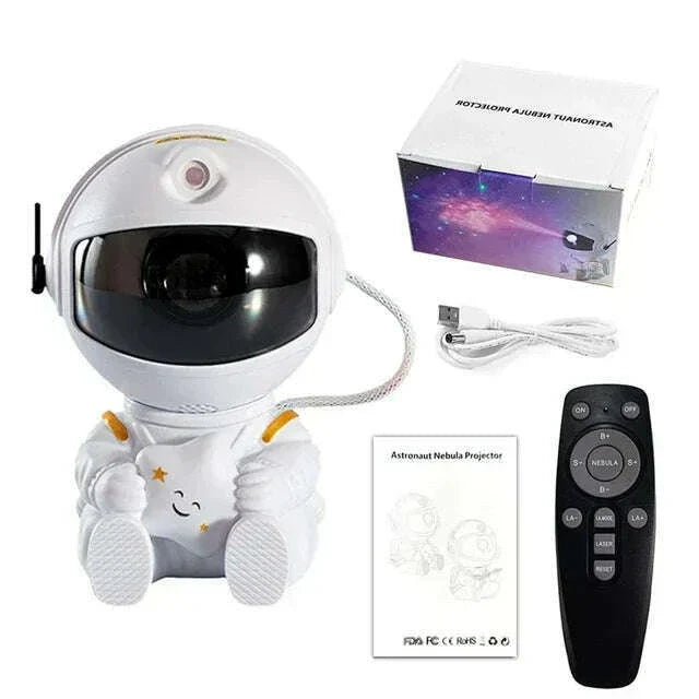Galaxy Star Astronaut Projector LED Night Light Starry Sky Porjectors Lamp Decoration Bedroom Room For Children Adult Gifts