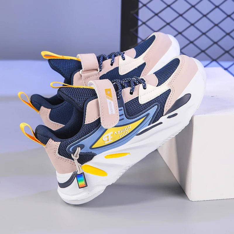 Children Boys Mesh Sports Running Shoes Breathable Non-slip For Girls Casual Running Walking Kid's Sneakers - Kimlud