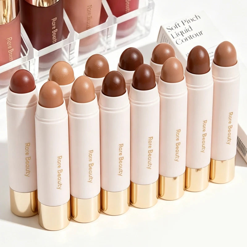 Rare Beauty Always Sunny Happy Sol Silky Three-dimensional Bronze Contour Stick Natural Matte Suitable for Nose Shadow Makeup - Kimlud