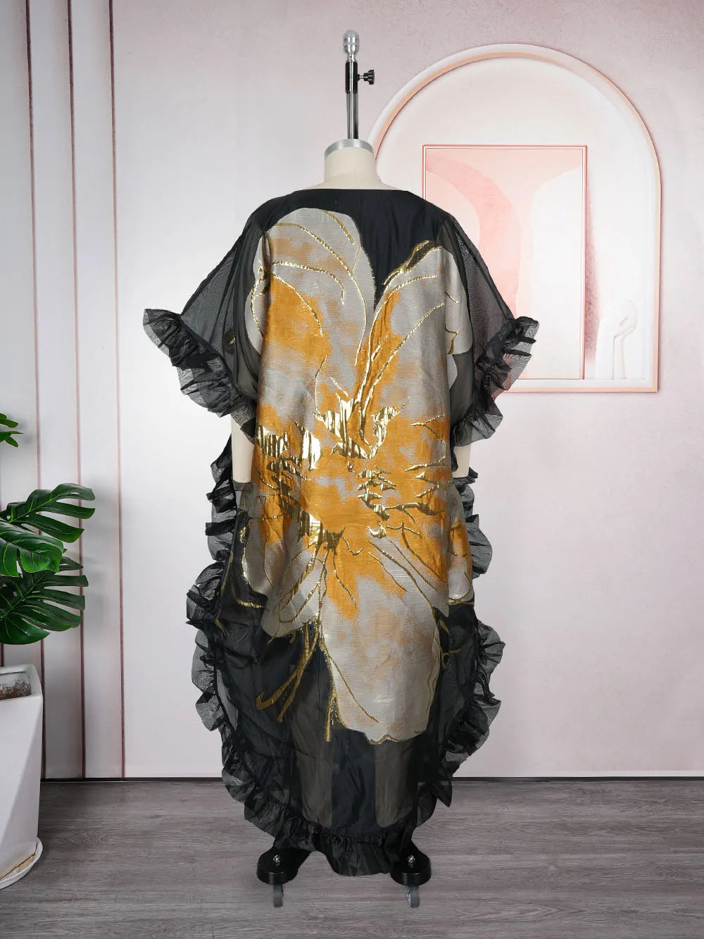 African Dresses for Women Traditional Africa Clothing Dashiki Ankara Outfits Gown Abayas Robe Muslim Kaftan Maxi Long...