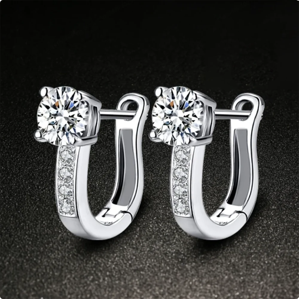 Luxury S925 Sterling Silver Exquisite Zirconia Earrings for Women, Fashionable and Elegant Wedding Gift Accessories |...