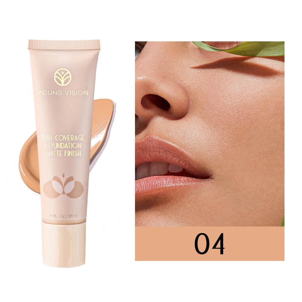 6-color optional concealer BB cream 30ml natural facial concealer primer liquid foundation