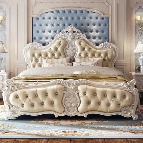 Princess Modern Designer Bedroom Set Double High End Bedding Luxury Bedroom Set Girl Design Letti E Mobili Nordic Furniture - Kimlud