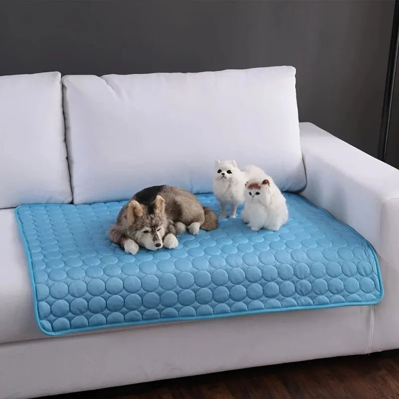 Pet Cooling Mat Summer Pet Cold Bed Extra Large For Small Big Dogs Pet Accessories Cat Durable Blanket Sofa Cat Ice Pad Blanket