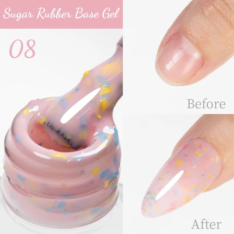 7.5ML Sparkling Reflective Glitter Gel Nail Polish Pink Purple Red Blue Colors Dark Flashing Nail Gel Soak Off UV Nail Varnish