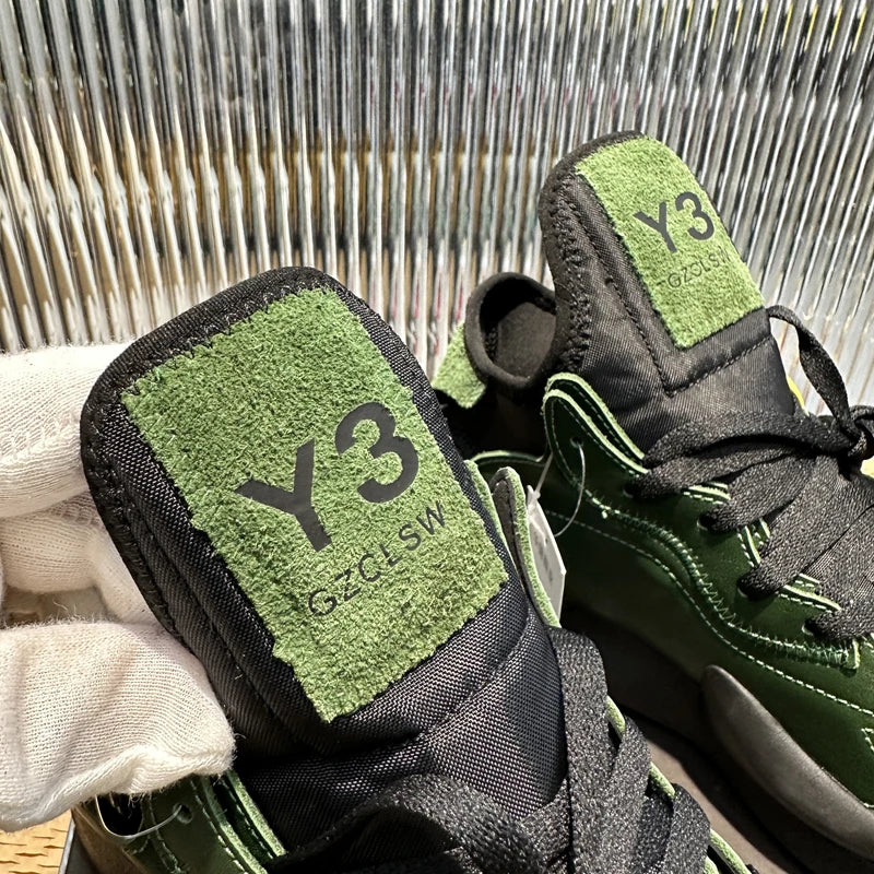 Handcrafed Casual Sneakers Man Platform Leather Canvas Sports Running Shoes Zip Upper Trainers Breathable Men Footwear Man Shoes