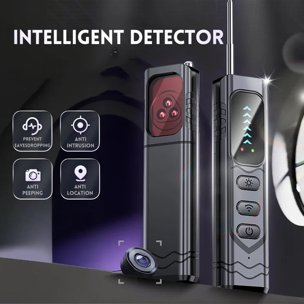 Anti Camera Detector T17 Upgraded Anti Spy Gadget GPS Tracker Finder Bug Detector Wireless RF Signal Infrared Scanner