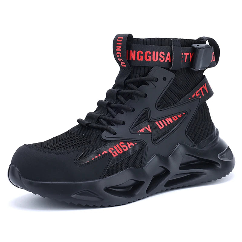 Work Safety Boots Men Indestructible Steel Toe Cap Safety Shoes Breathable Work Sneakers Protective Work Shoes Footwear...