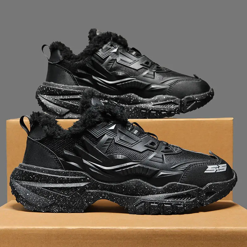 Men's Sport Shoes Thick Bottom Casual Style Fall Fashion Trendy Brand Hong Kong Style Old Dad Shoes Breathable Mesh Upper - Kimlud