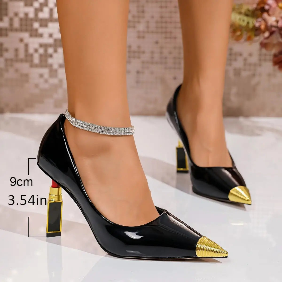 2025 New Fashion Women's Pumps Spring and Autumn Female Designer Luxury Metal Pointed Elegant High Quality Low-cut Shoes. - Kimlud