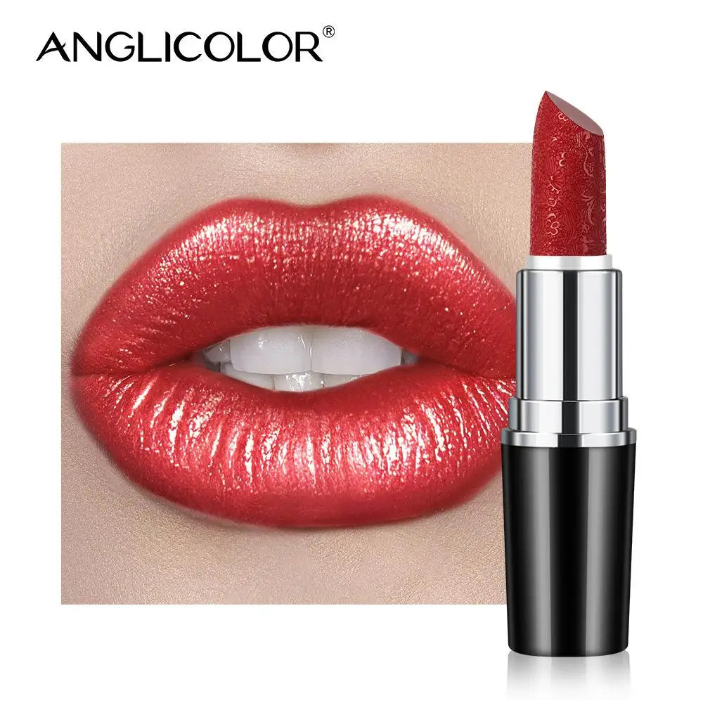 Makeup Non-sticky Non-fading Lipstick Pearlescent Long-lasting Moisturizing Fine Glitter Lip Gloss Hydrating Waterproof Lips Hot