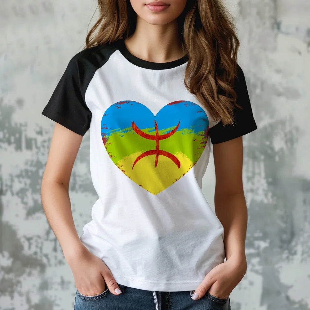Amazigh t-shirts women Y2K t shirt female funny clothing