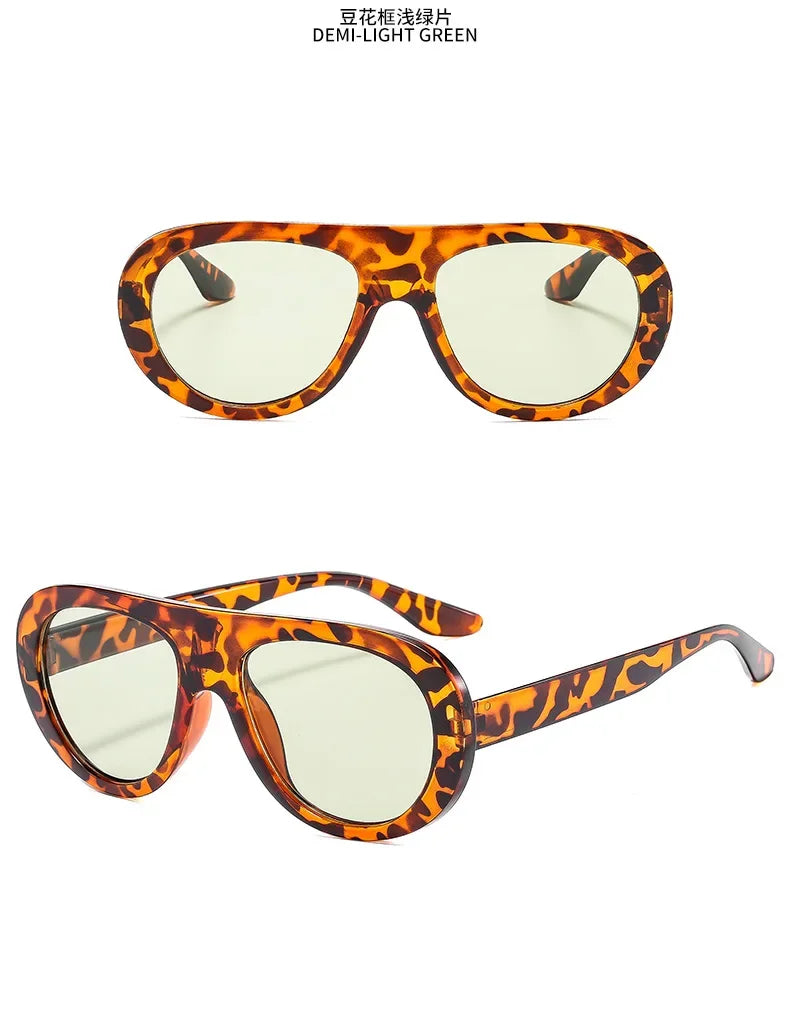 Fashion Oversized Hip Hop Sunglasses Men Women Shades Brand Designer Glasses Trend Male Punk Eyewear Female UV400 |...