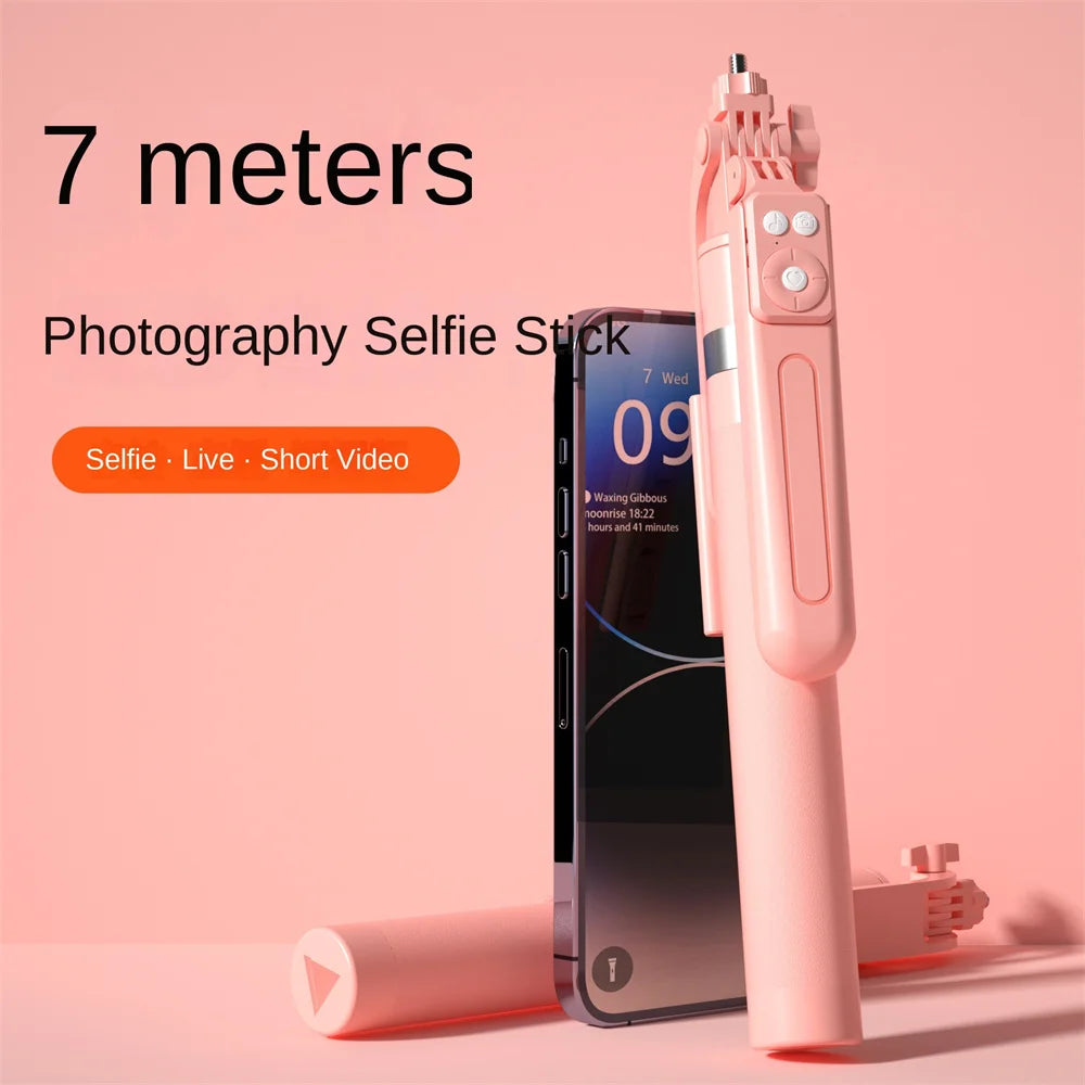 FANGTUOSI New Tripod for Smartphone Camera,Tripods Stand with Bluetooth shutter,Wireless Selfie Stick brackets with Phone Holder