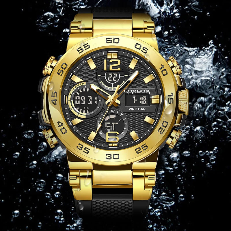LIGE Men Digital Watch  Military Sports Swimming Watches Fashion Waterproof Dual  display  Wristwatch Mens Relogios Masculino