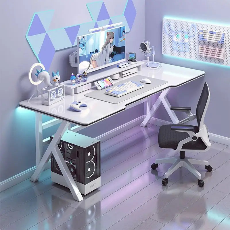 Nordic Style Modern Office Desk Relax Unique Kids Study Computer Table Writing Seating Mesa Para Computador Office Furniture