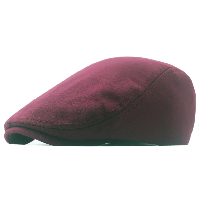 Fashion New Men's Casual Newsboy Hat Flat Cap Winter And Autumn Retro Beret Hat Wild Casual Hats Octagonal Cap Winter...